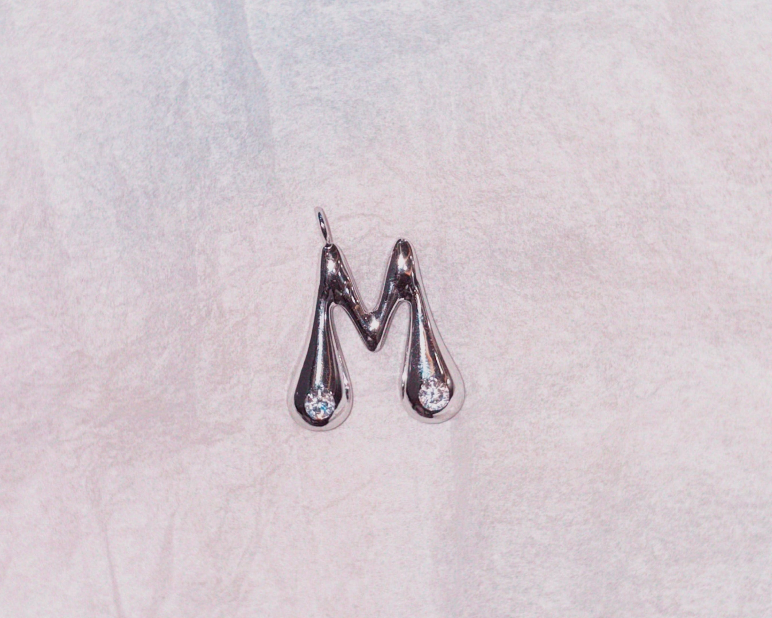 M initial pendant