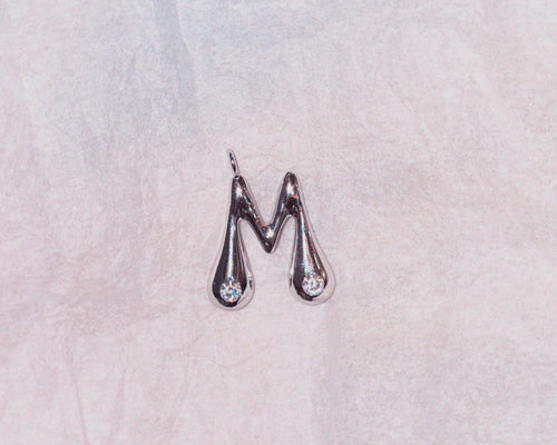M initial pendant